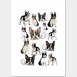 french bulldog Posters and Art